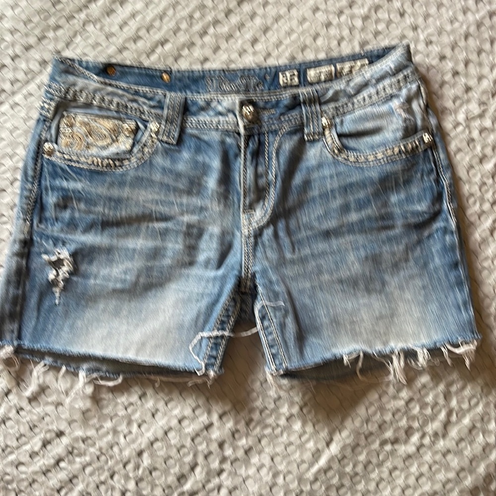 Miss Me cutoff shorts